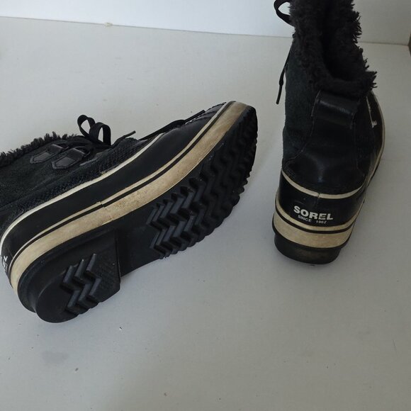 SOREL | Tivoli women's waterproof winter boots black sz 7 - Picture 5 of 5